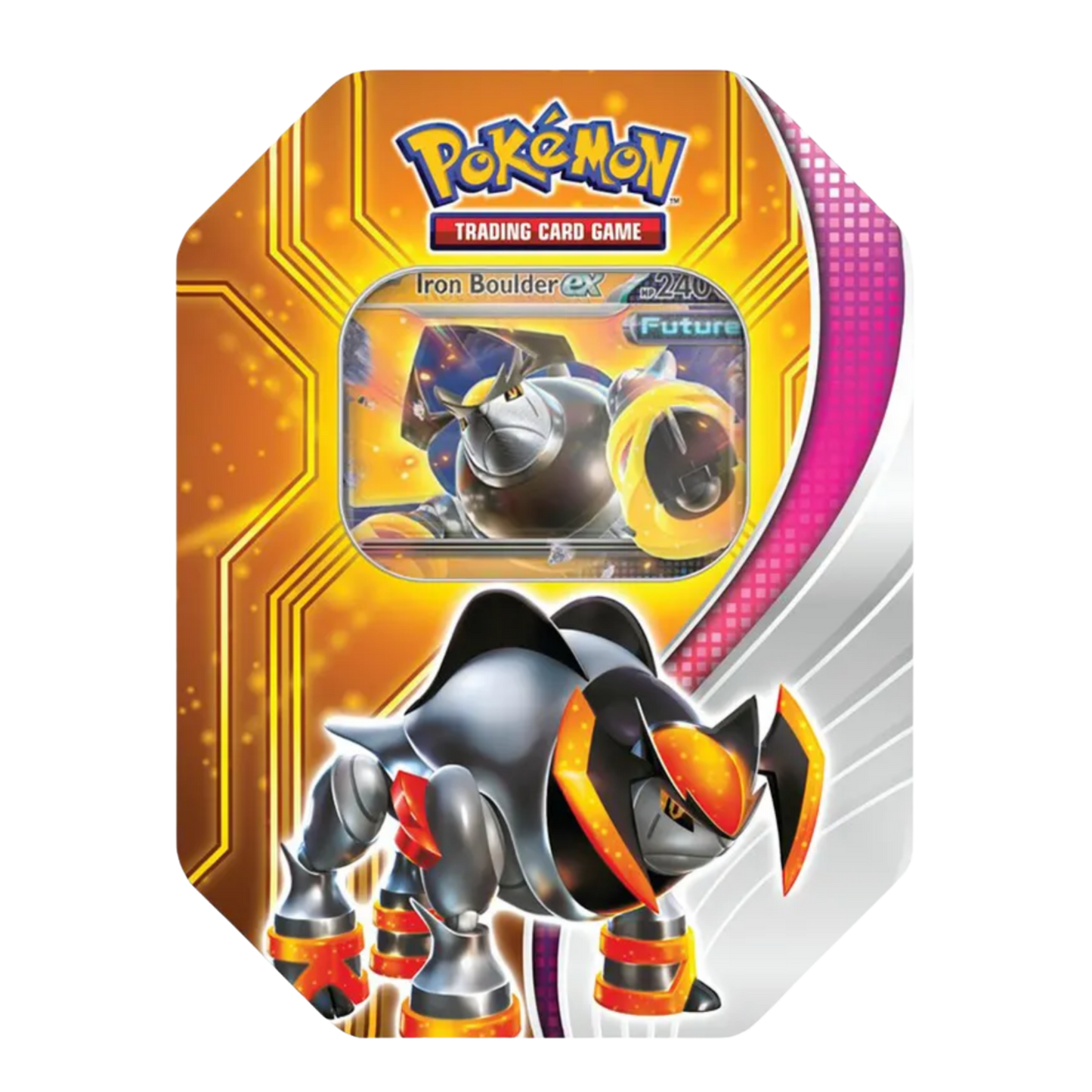 Pokémon TCG — Paradox Destinies Iron Boulder EX Tin