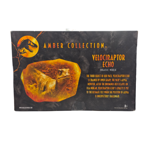 Jurassic World Amber Collection — Echo Velociraptor 6-Inch Action Figure (Jurassic World)