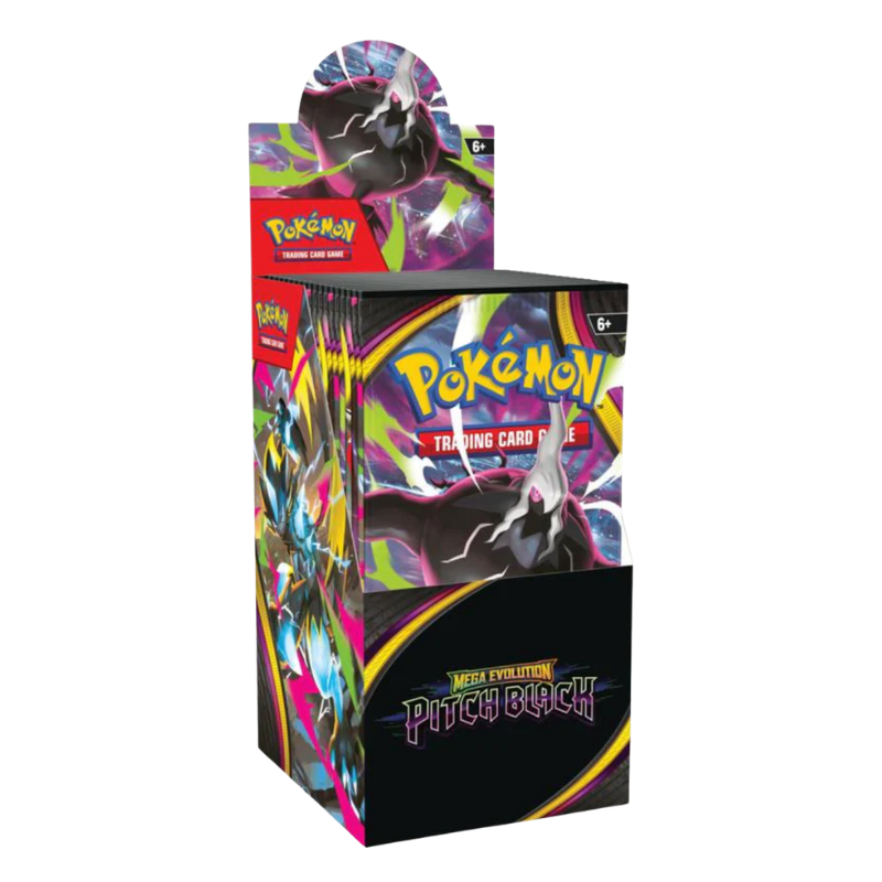 Pokémon TCG Mega Evolution Pitch Black Half Booster Box 18 Packs