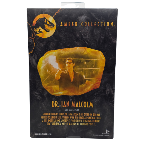 Jurassic World Amber Collection — Dr. Ian Malcolm 1st Edition 6.5-Inch Action Figure (Jurassic Park)