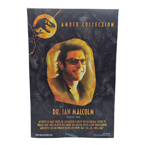 Jurassic World Amber Collection — Dr. Ian Malcolm 6.5-Inch Action Figure 2nd Edition (Jurassic Park)