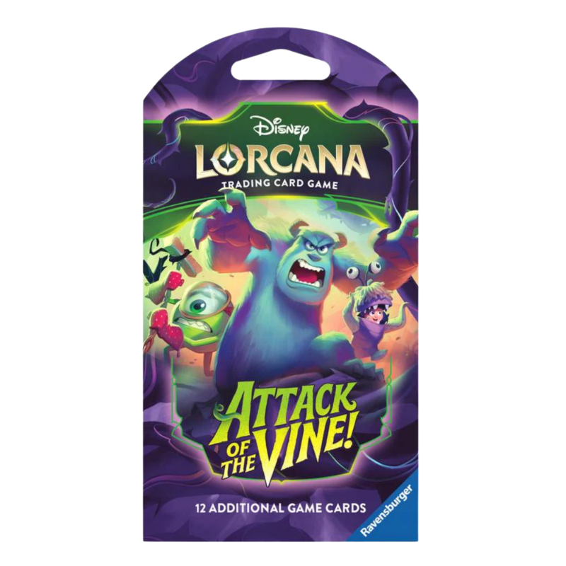 Disney Lorcana: Attack of the Vine — Sleeved Booster