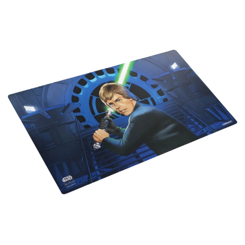 Gamegenic — Star Wars Unlimited: Ashes of the Empire Double Sided Game Mat — Jedi Luke Skywalker/Emperor Palpatine