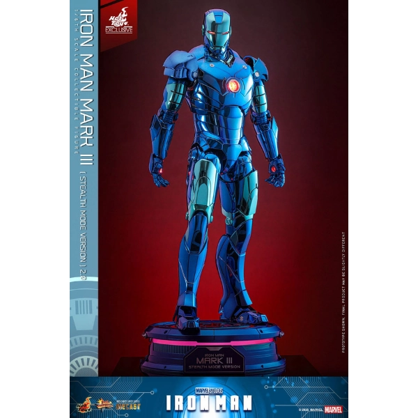 Iron Man — Mark III (Stealth Mode Version) 2.0 Diecast 1/6 Figure (Hot Toys Exclusive) — In Stock