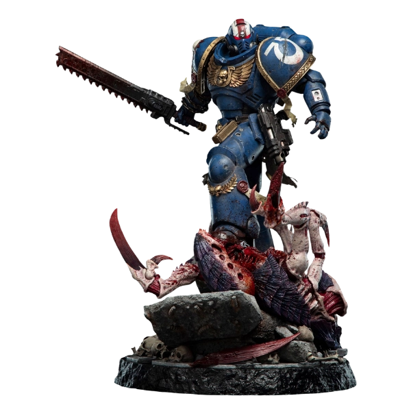 Warhammer 40,000: Space Marine 2 — Lieutenant Titus 1/6 Scale Statue (Weta Workshop, Battleline Edition) — Pre-Order