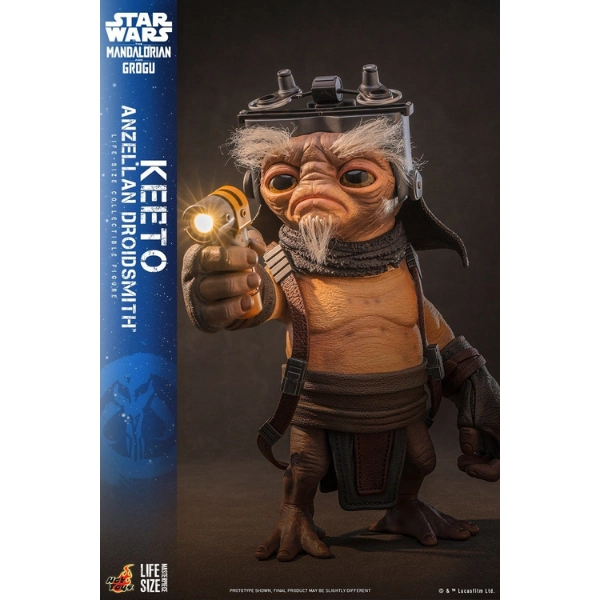 Star Wars — Keeto (Anzellan Droidsmith) Life-Size Figure (Hot Toys, The Mandalorian & Grogu) — Pre-Order