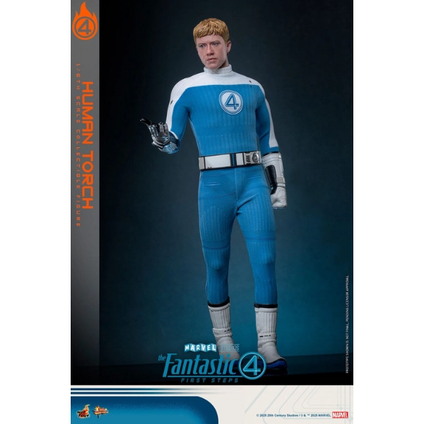 Marvel — Human Torch 1/6 Figure (Hot Toys, The Fantastic Four: First Steps) — Pre-Order