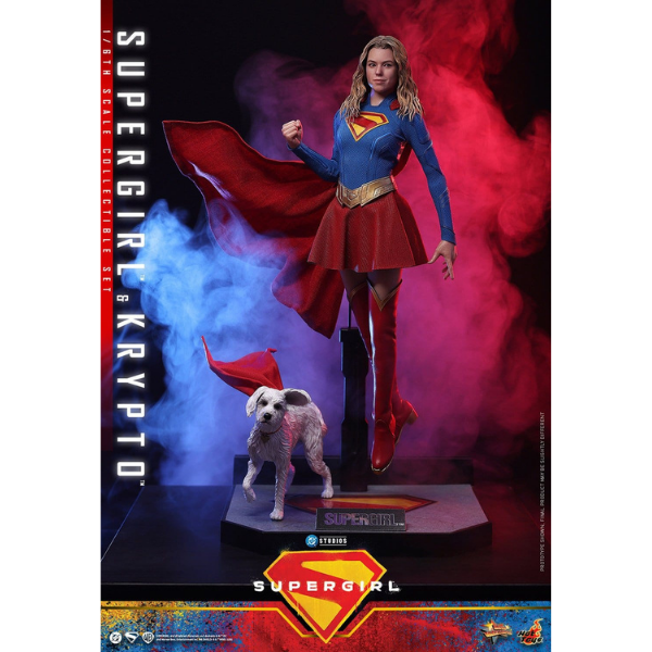 DC Comics — Supergirl & Krypto 1/6 Figure Set (Hot Toys, Supergirl) — Pre-Order