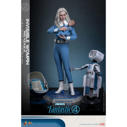 Marvel — Invisible Woman & H.E.R.B.I.E. 1/6 Figure Set (Hot Toys, The Fantastic Four: First Steps) — Pre-Order