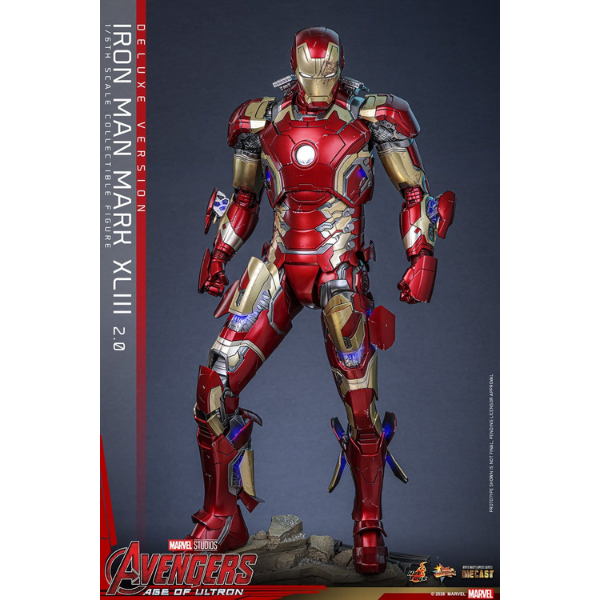 Marvel — Iron Man Mark XLIII (2.0) Diecast (Deluxe Version) 1/6 Figure (Hot Toys, Avengers: Age of Ultron) — Pre-Order