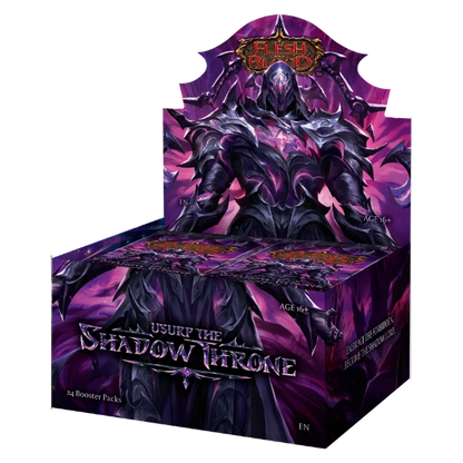 ⚔️ Flesh and Blood TCG — Usurp the Shadow Throne Booster Display (24 Packs)