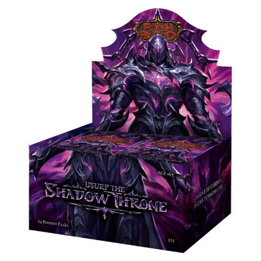 ⚔️ Flesh and Blood TCG — Usurp the Shadow Throne Booster Display (24 Packs)