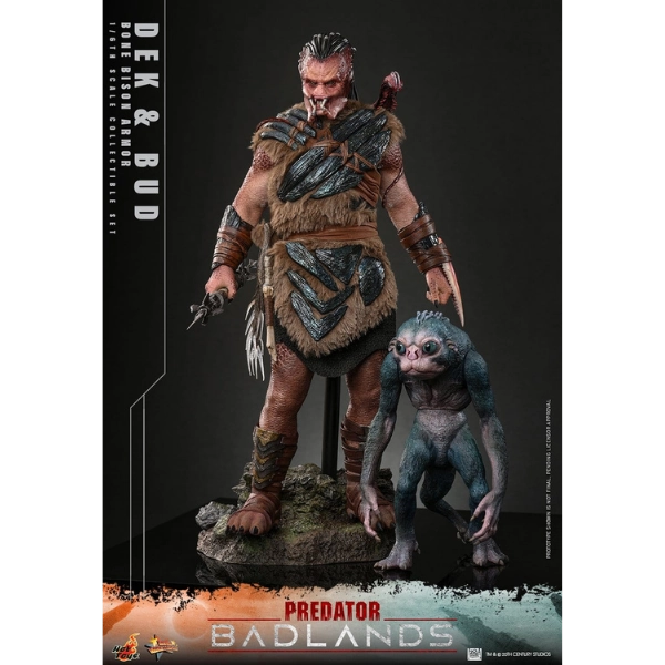 Predator: Badlands — Dek (Bone Bison Armor) & Bud 1/6 Figure Set (Hot Toys) — Pre-Order