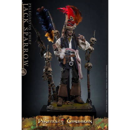 Pirates of the Caribbean — Pelegostos Chief Jack Sparrow 1/6 Figure (Hot Toys, Dead Man's Chest) — Pre-Order