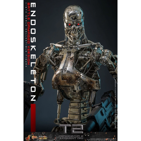 Terminator 2: Judgment Day — Endoskeleton (Battle Damaged Version) 1/6 Diecast Figure (Hot Toys) — Pre-Order