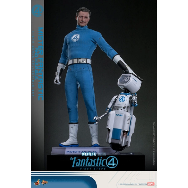 Marvel — Mister Fantastic & H.E.R.B.I.E. 1/6 Figure Set (Hot Toys, The Fantastic Four: First Steps) — Pre-Order