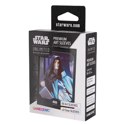 Gamegenic — Star Wars Unlimited: Ashes of the Empire Premium Art Sleeves — Emperor Palpatine
