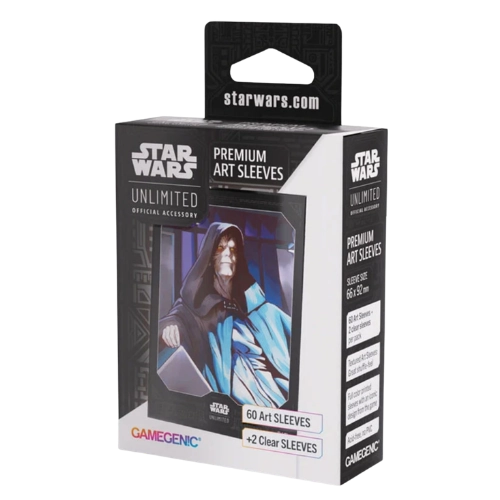 Gamegenic — Star Wars Unlimited: Ashes of the Empire Premium Art Sleeves — Emperor Palpatine