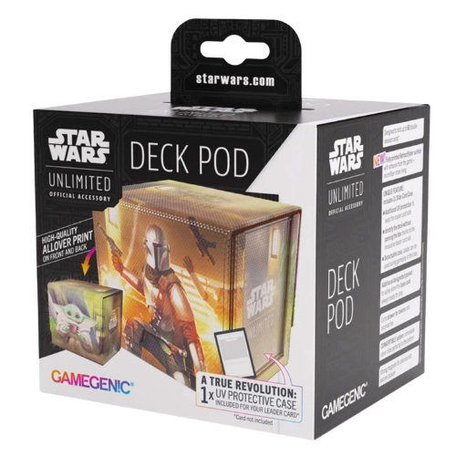 Gamegenic — Star Wars Unlimited: Ashes of the Empire Deck Pod — The Mandalorian/Grogu