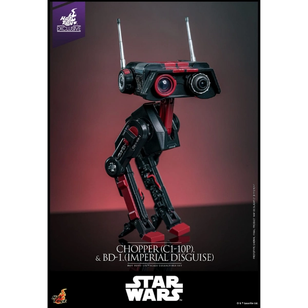 Star Wars — Chopper (C1-10P) & BD-1 (Imperial Disguise) 1/6 Figure Set (Hot Toys, Limited Edition of 2,000) — In Stock