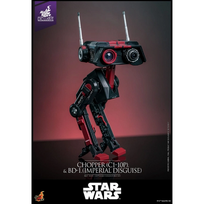 Star Wars — Chopper (C1-10P) & BD-1 (Imperial Disguise) 1/6 Figure Set (Hot Toys, Limited Edition of 2,000) — In Stock