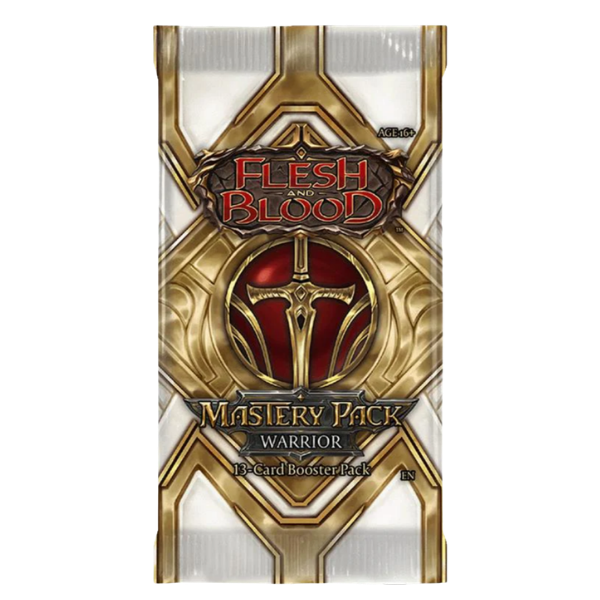 ⚔️ Flesh & Blood — Mastery Pack Warrior Booster Pack (12 Count) (Pre-Order)