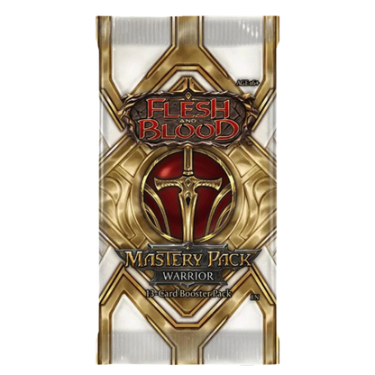 ⚔️ Flesh & Blood — Mastery Pack Warrior Booster Pack (12 Count) (Pre-Order)