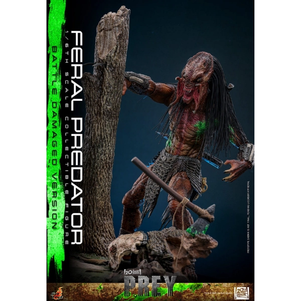 Prey — Feral Predator (Battle Damaged Version) 1/6 Figure (Hot Toys) — Pre-Order