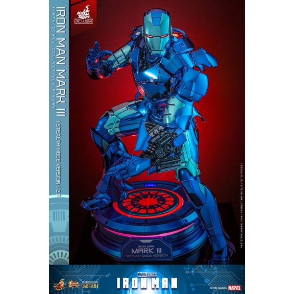 Iron Man — Mark III (Stealth Mode Version) 2.0 Diecast 1/6 Figure (Hot Toys Exclusive) — In Stock