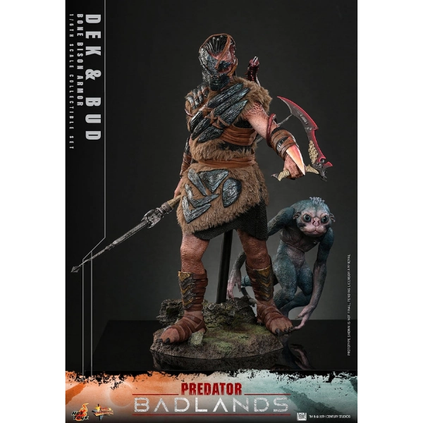 Predator: Badlands — Dek (Bone Bison Armor) & Bud 1/6 Figure Set (Hot Toys) — Pre-Order