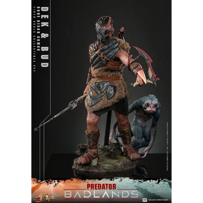 Predator: Badlands — Dek (Bone Bison Armor) & Bud 1/6 Figure Set (Hot Toys) — Pre-Order