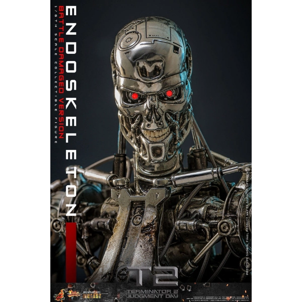 Terminator 2: Judgment Day — Endoskeleton (Battle Damaged Version) 1/6 Diecast Figure (Hot Toys) — Pre-Order