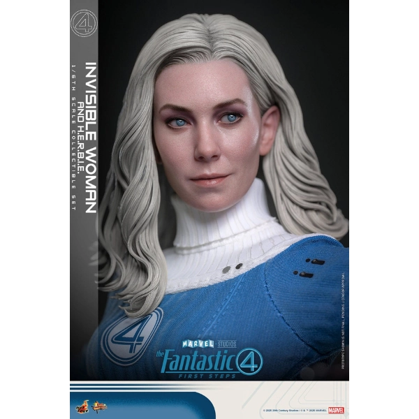Marvel — Invisible Woman & H.E.R.B.I.E. 1/6 Figure Set (Hot Toys, The Fantastic Four: First Steps) — Pre-Order