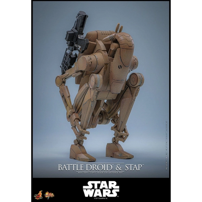 Star Wars — Battle Droid & STAP 1/6 Figure Set (Hot Toys, The Phantom Menace) — Pre-Order