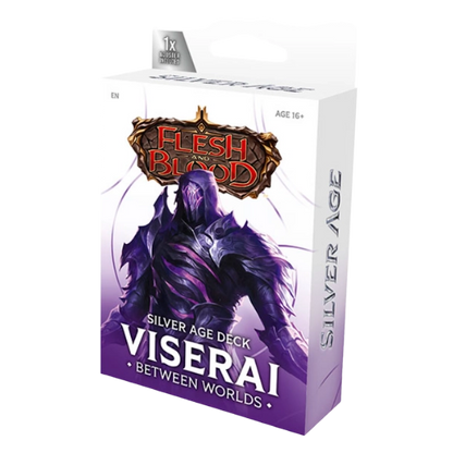 ⚔️Flesh and Blood TCG — Silver Age Deck: Usurp the Shadow Throne — Case of 6 (2x Viserai, 4x Prism)
