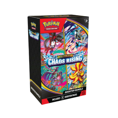 Pokémon TCG: Mega Evolution — Chaos Rising Booster Bundle (6 Packs)