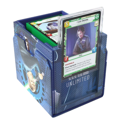 Gamegenic — Star Wars Unlimited: Ashes of the Empire Deck Pod — Jedi Luke Skywalker/Emperor Palpatine