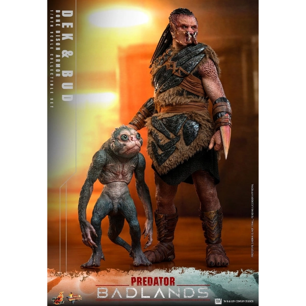 Predator: Badlands — Dek (Bone Bison Armor) & Bud 1/6 Figure Set (Hot Toys) — Pre-Order