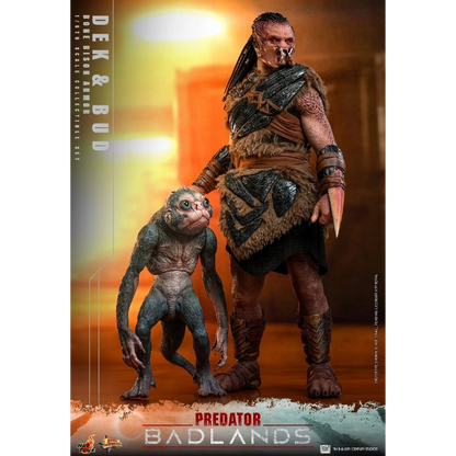 Predator: Badlands — Dek (Bone Bison Armor) & Bud 1/6 Figure Set (Hot Toys) — Pre-Order