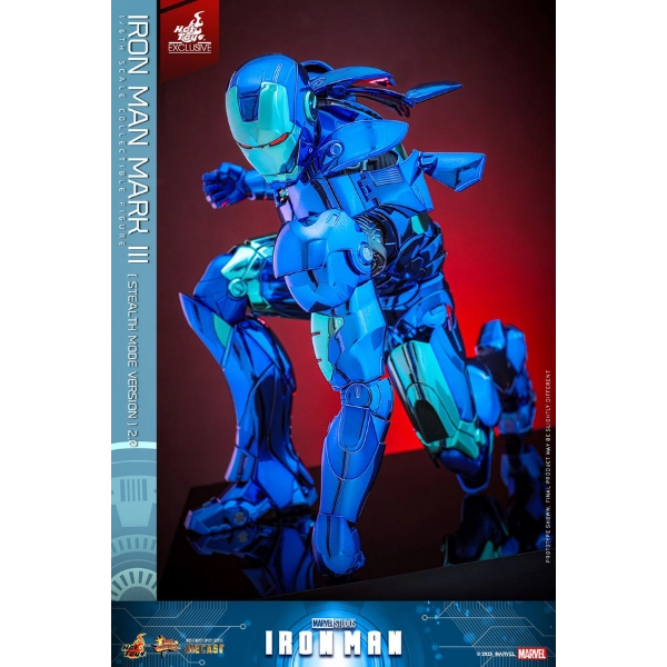 Iron Man — Mark III (Stealth Mode Version) 2.0 Diecast 1/6 Figure (Hot Toys Exclusive) — In Stock