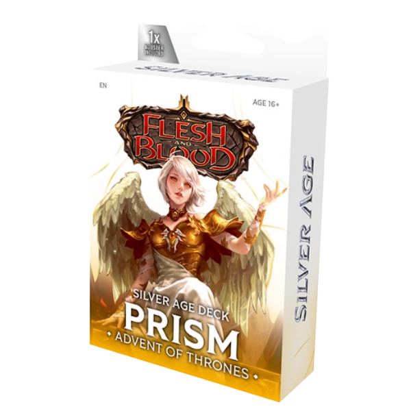 ⚔️Flesh and Blood TCG — Silver Age Deck: Usurp the Shadow Throne — Case of 6 (2x Viserai, 4x Prism)