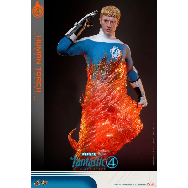 Marvel — Human Torch 1/6 Figure (Hot Toys, The Fantastic Four: First Steps) — Pre-Order