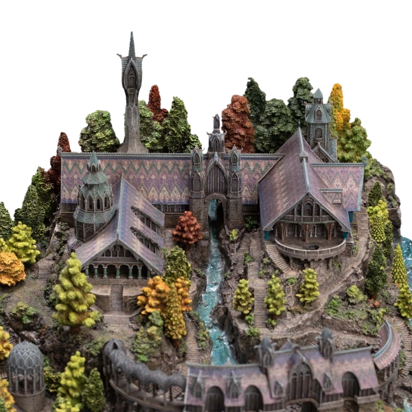 Lord of the Rings — Rivendell Diorama (Weta Workshop, Limited Edition of 1,000) — Includes Free Paul Lasaine Art Print