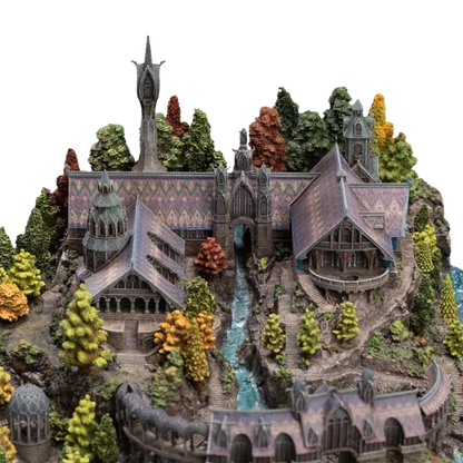 Lord of the Rings — Rivendell Diorama (Weta Workshop, Limited Edition of 1,000) — Includes Free Paul Lasaine Art Print