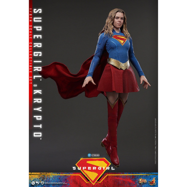 DC Comics — Supergirl & Krypto 1/6 Figure Set (Hot Toys, Supergirl) — Pre-Order