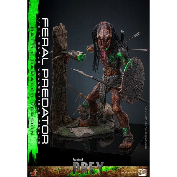 Prey — Feral Predator (Battle Damaged Version) 1/6 Figure (Hot Toys) — Pre-Order