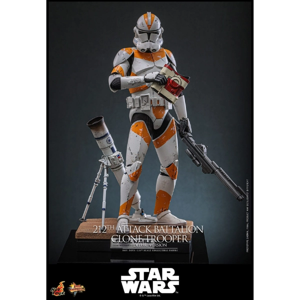 Star Wars — 212th Attack Battalion Clone Trooper (Deluxe Version) 1/6 Figure (Hot Toys, The Clone Wars) — Pre-Order