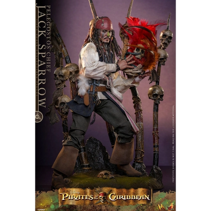 Pirates of the Caribbean — Pelegostos Chief Jack Sparrow 1/6 Figure (Hot Toys, Dead Man's Chest) — Pre-Order