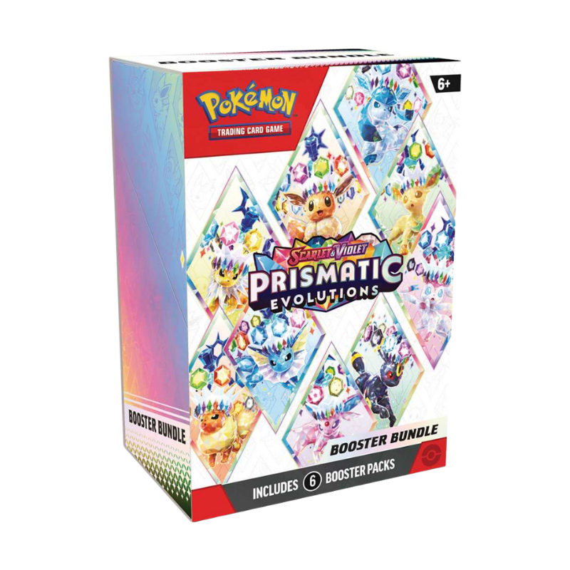 Pokémon TCG: Prismatic Evolutions Booster Bundle (6 Packs)