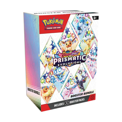Pokémon TCG: Prismatic Evolutions Booster Bundle (6 Packs)